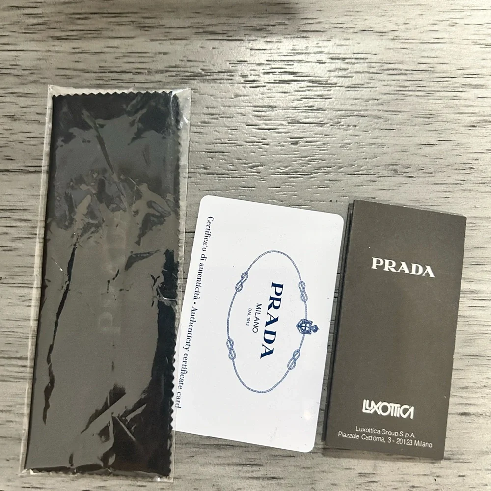 Prada Black Sunglasses with Accessories - Picture 5 of 8